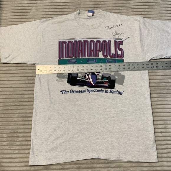 Indianapolis 500 T-Shirt Signed by Johnny Parsons - Picture 5 of 9